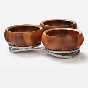 Nambe Braid Condiment Server